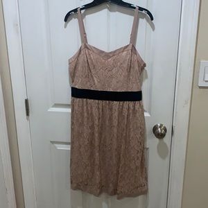 Elle Party Dress in Pink Taupe